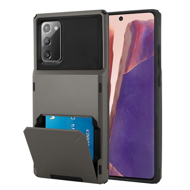 Funda tipo cartera Marphe para Samsung Galaxy Note 20, color gris