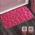 thumbnail image 4 of Color Sólido Cuarto de baño Puerta Absorbente No resbalón Decoración de Alfombra Grande Toddler Sala de estar Almohadillas Soft Almohadillas Accesorios Red, 50x80cm seitruly HA009646-12, 4 of 6