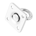 thumbnail image 7 of 10Pcs Square Swivel Pad Eye Rotatable Ceiling Hook Wall Mounted Hook Stainless Steel Eye Pad Plate(with Screws), 7 of 7