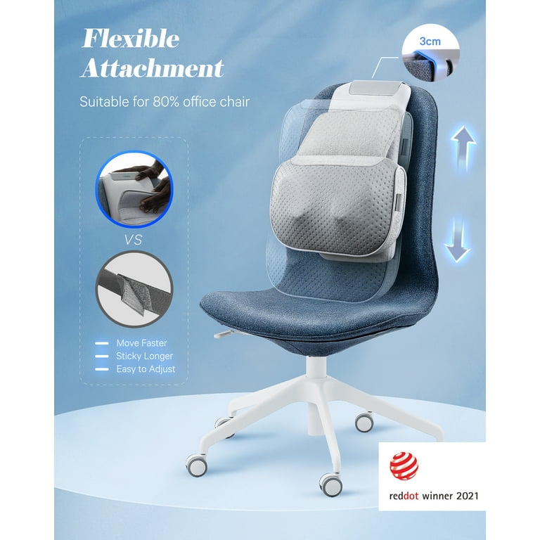 Naipo Cordless Shiatsu Neck Back Massager with Soothing Heat, Rechargeable  6D Kneading Shoulder Massager for Pain Relief Deep Tissue, Lightweight and