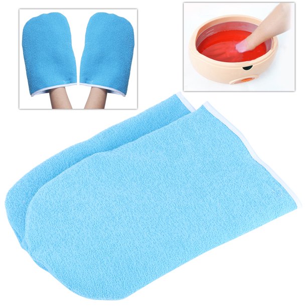 LYUMO 1 Pair Paraffin Wax Protection Gloves Wax Therapy Manicure SPA