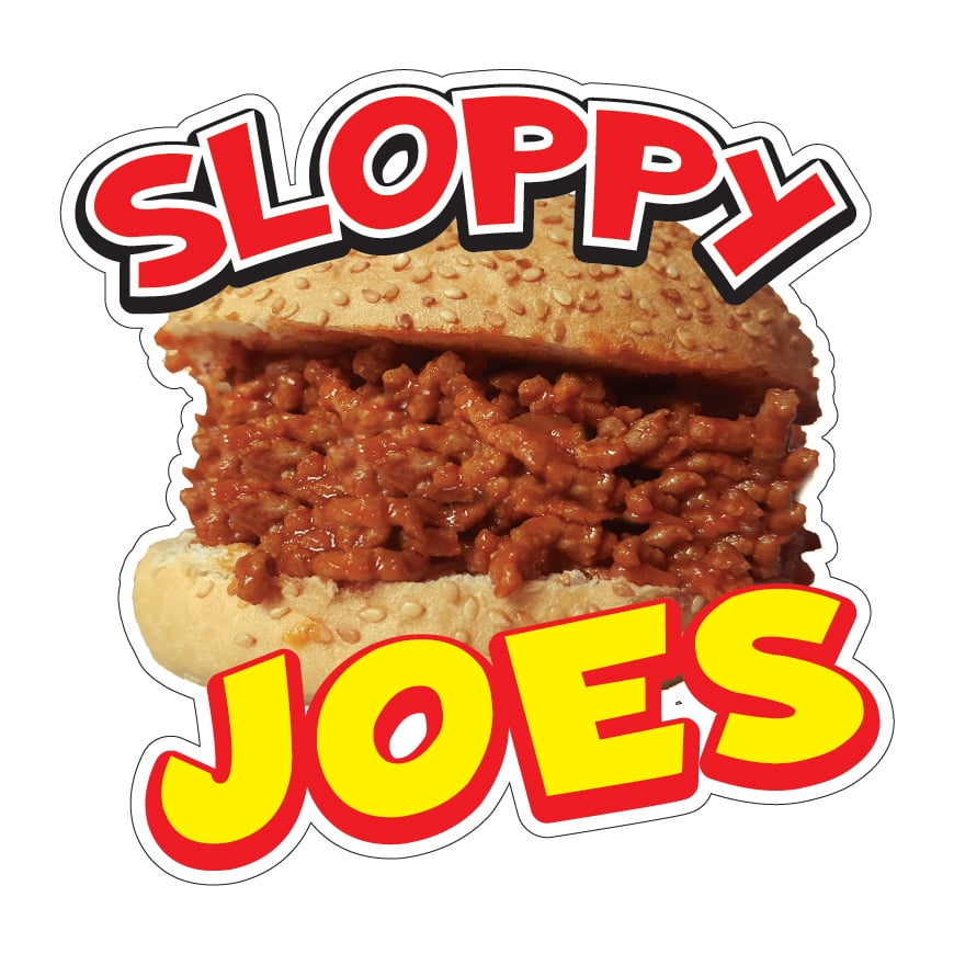 Sloppy Joes Decal Concession Stand Food Truck Sticker - Walmart.com