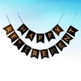 thumbnail image 3 of Shisuyan 1 Set Retirement Paper Photo Banners Glitter Letter Printing Flag Set Photo Bunting Party Layout for Retirement Party (HAPPY RETIREMENT Pattern), 3 of 8