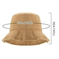 thumbnail image 6 of BadPiggies Bucket Hat for Men Women 100% Cotton Foldable Summer Travel Beach Outdoor Fishing Hat (Beige), 6 of 8