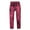 Red, variant on POIUYTR Jean Look Leggings for Women High Waist Tummy Control Ripped Denim Jeggings Soft Stretch Skinny Seamless Full Leggings with Pockets