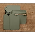 thumbnail image 6 of 100 Pcs Heart Punched Rectangular Hang Tag Wedding Favor Blank Tags with Free Natural Jute Twine - Colors Available, 6 of 8