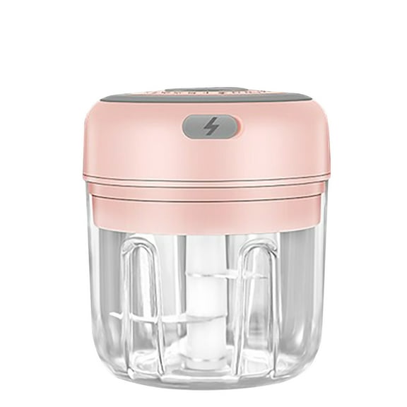 USB Rechargeable Food Chopper, Wireless Garlic Grinder, 30W Motor, 304 Stainless Steel Blades, Portable for Baby Food/Vegetables, Easy Clean, One-Button Operation