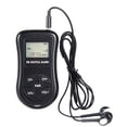 thumbnail image 1 of Receptor de conferencia de reducción de ruido de radio estéreo FM con pantalla digital mini DSP portátil con auricular con cable Guardung EL011576-00, 1 of 5