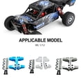 thumbnail image 4 of Bewildely Bujes C de aleación de aluminio para coche de control remoto, pesos pesados, para 1/12 Wltoys K959 L202 L212 L222 L959 L969 L979, Kits de construcción modelo Azul, 4 of 6