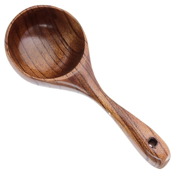 Wooden Water Ladle Multi-function Wooden Ladle Wear-resistant Household Ladle Home Supply