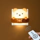 thumbnail image 2 of Luz nocturna LED con control remoto para dormitorio, dormir, bebés y lactancia, con protección para los ojos, lámpara de mesa brillante y suave., 2 of 4