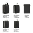 thumbnail image 4 of weibbin Portable Travel Organizer Bag Compressed Five Piece Set Of Toiletries Cosmetics Clothes Shoes Compressed Storage Bag, 4 of 7