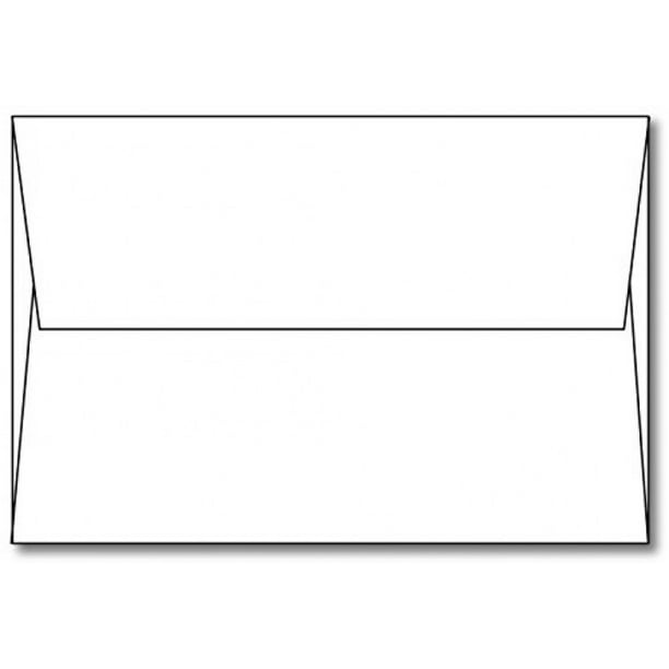 Envelope, A6 4 3/4" x 6 1/2" White 50 Envelopes