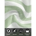 thumbnail image 7 of Sage Green Striped Cloth Napkins Set of 6 Reusable Dinner Napkins, Farmhouse Vintage Stripes Cocktail Napkin Washable Table Napkins for Wedding/Holiday Party/Baby Shower 20"x20", 7 of 7