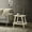 Off-White, variant on Roundhill Furniture Metz Mid-Century Modern Wood Shelf End Table, Natural Oak Finish