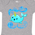 thumbnail image 4 of Inktastic Cute and Playful Narwhal Boys or Girls Baby Bodysuit, 4 of 5