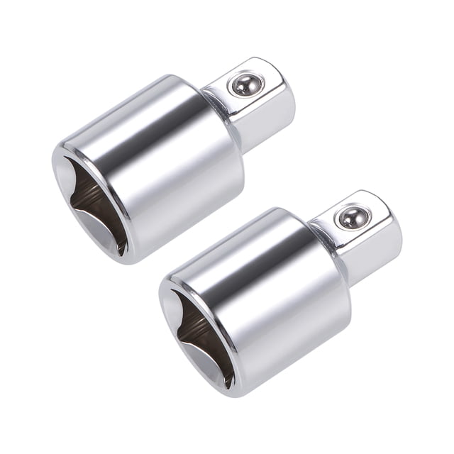 Reductor de enchufe de 1/2" (F) x 3/8" (M) de Unique Bargains, hembra a macho, 2 piezas