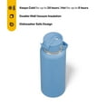thumbnail image 4 of RTIC 32 oz Ceramic Lined Insulated Outback Water Bottle, Leak Resistant, Denim, 4 of 7