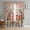 Pink, variant on Black Christmas Sheer Curtains 45 Inches Long, Xmas Winter Gnomes Poinsettia Flower Light Filtering Window Curtains for Living Room/Bedroom, Rod Pocket Voile Sheer Curtain Drapes, 52"Wx45"L, 2 Panels