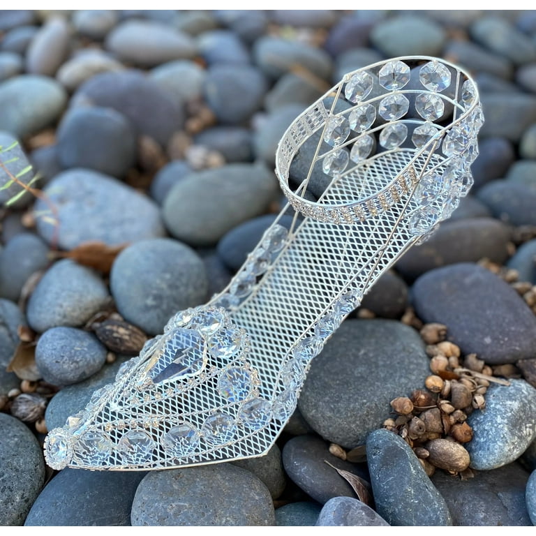 Crystal studded shop shoes
