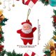 thumbnail image 2 of Colgante De Papá Noel Para La Decoración Del Árbol De Navidad Adorno De Decoración Colgante De Papá Noel Estatuilla Colgante De Muñeca Adornos De Navidad Para Manualidades Diy Xm, 2 of 5