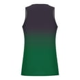 thumbnail image 3 of VBTAPA Beach Tank Tops for Men Summer Fashion Sleeveless Gradient Color Muscle T Shirts Casual Athletic Undershirts Green XL, 3 of 5