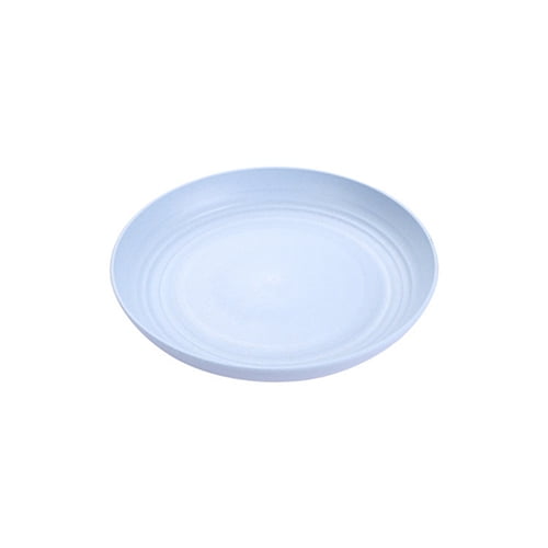 The Ti Ceramic Dinner Plate, Round, 10 Inches, Lightweight, Minimalist Design with Concentric Circles, Dishwasher Safe, Modern Classic Serving Plate