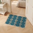 thumbnail image 2 of ODIKA 2'x3' Ultra-Soft Accent Mat, Geometric Stripe Abstract Block Bands Vertical Ombre Striped Boho Refined None Washable, Bare feet friendly, Easy Care Indoor rug for Bedside, Footrest, 2 of 7