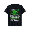 thumbnail image 1 of Camiseta de cumpleaños del Día de San Patricio, 100 % algodón, cuello redondo, estampado geométrico, manga corta, corte regular, ropa informal para todo el año para hombre y mujer, tallas S-XXXL, para, 1 of 6