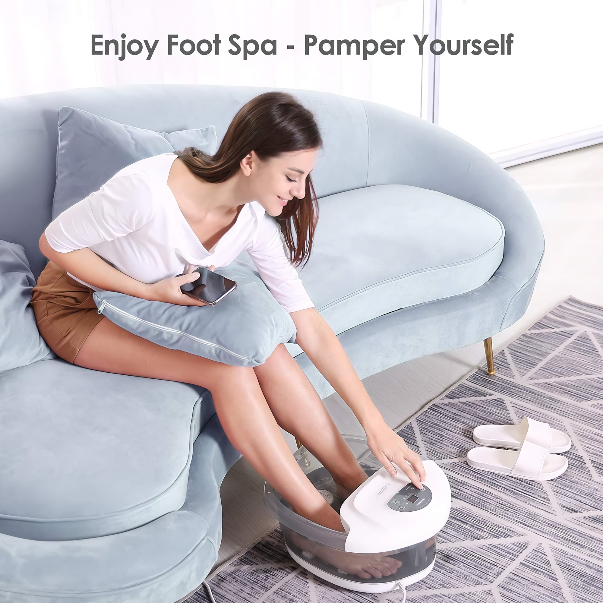 Foot Spa Bath Massager With Heat Maxkare ⋆ Bold-Products USA
