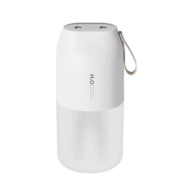 Humidificador de aire con difusor de aroma de niebla fría con boquilla doble de 300 ml blanco Ehuebsd Libre de BPA