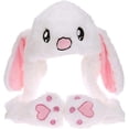thumbnail image 3 of [Big Save!]LED Glowing Ear Moving Jumping Rabbit Hat Animal Hat Up Ears Plush Bunny Hat Cap for Women Girls, 3 of 6