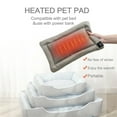 thumbnail image 3 of Leyfeng Heating Pad, Pet Heating Pad, USB Power Kennel Electric Heating Pad, Adjustable Non-Slip Heating Bed for Floor/Sofa/Car, Size S, 3 of 9