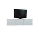 thumbnail image 1 of Mueble/repisa Flotante Minimalista para TV con 3 Puertas (Blanco) DECOMOBIL Muebletv/3puertas-BA, 1 of 5
