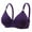 Purple, variant on Admvng Wireless Bras for Women Comfortable Lace Breathable Bra Underwear No Rims S-XL