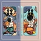 thumbnail image 4 of Phone Case For Huawei MATE 10 20 20X 30 40 50 P20 P30 P40 P50 PRO PLUS Case Cover Funda Cqoue Shell Capa Cartoon Space Astronaut, 4 of 5