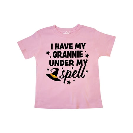 

Inktastic I Have My Grannie Under My Spell with Cute Witch Hat Gift Toddler Boy or Toddler Girl T-Shirt