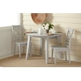 thumbnail image 3 of Jofran Simplicity Solid Wood Classic Cross-Back Dining Chair (Set of 2), 3 of 8