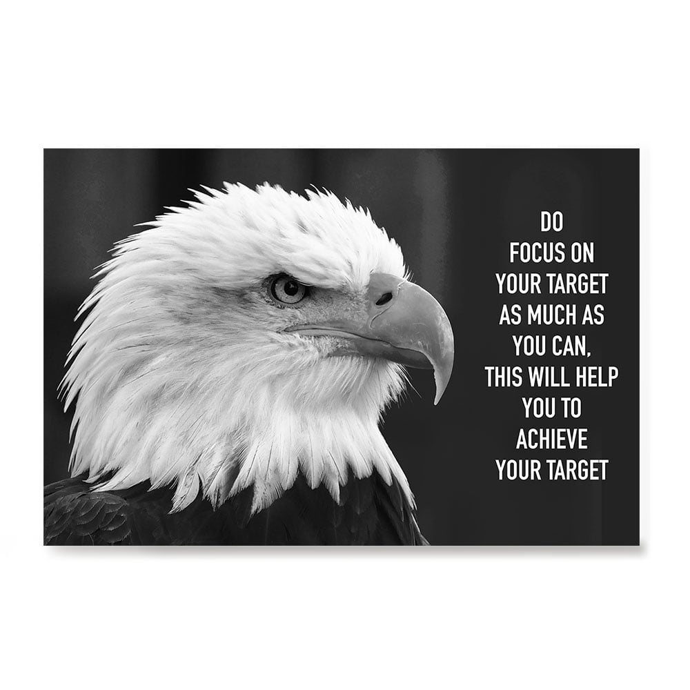 Ezposterprints Most Popular Eagle Theme Quote Posters Power Strength Brave Motivational Quotes Poster Printing Wall Art Print For Home Office Target 18x12 Inches Walmart Com Walmart Com