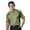 Sage, variant on Monterey Club Men's Bamboo Charcoal Blend Contrast Golf Polo Shirt #1079