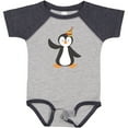 thumbnail image 3 of Inktastic Cute Penguin, Penguin With Party Hat Boys or Girls Baby Bodysuit, 3 of 5