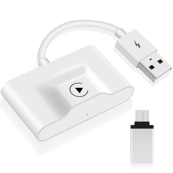Emlimny Wireless CarPlay Adapter, CarPlay Dongle for Factory Wired CarPlay Cars, Convert Wired to Wireless CarPlay, Plug & Play Auto Connect No Delay Online Update for Cars