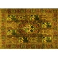 thumbnail image 1 of Ahgly Company Indoor Rectangle Persian Yellow Traditional Area Rugs, 7' x 10', 1 of 4