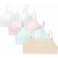 thumbnail image 1 of Training Bras for Girls Seamless Adjustable Cotton Cami Bralettes 7-14Y, 1 of 8