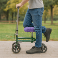 thumbnail image 3 of Universal Knee Walker Pad Cover - Purple, 3 of 6