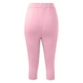 thumbnail image 7 of Capri Leggings for Women Spring Summer Elastic High Waist Slim Fit Lifting Workout Yoga Pants Capris, 7 of 7