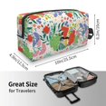 thumbnail image 4 of Goofa Mushroom and Frogs Printed Toiletry Bag with Handle,Large Capacity Travel Makeup Cosmetic Bag for Women, Carry on Airport Airline Compliant Bag, 4 of 9