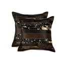 thumbnail image 1 of H-Natural Torino Madrid Cowhide 2-Pack Pillows, 1 of 2
