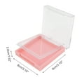 thumbnail image 2 of Unique Bargains 1 Pc Double Layer Right Angle Nail Storage Box Pink Plastic, 2 of 5