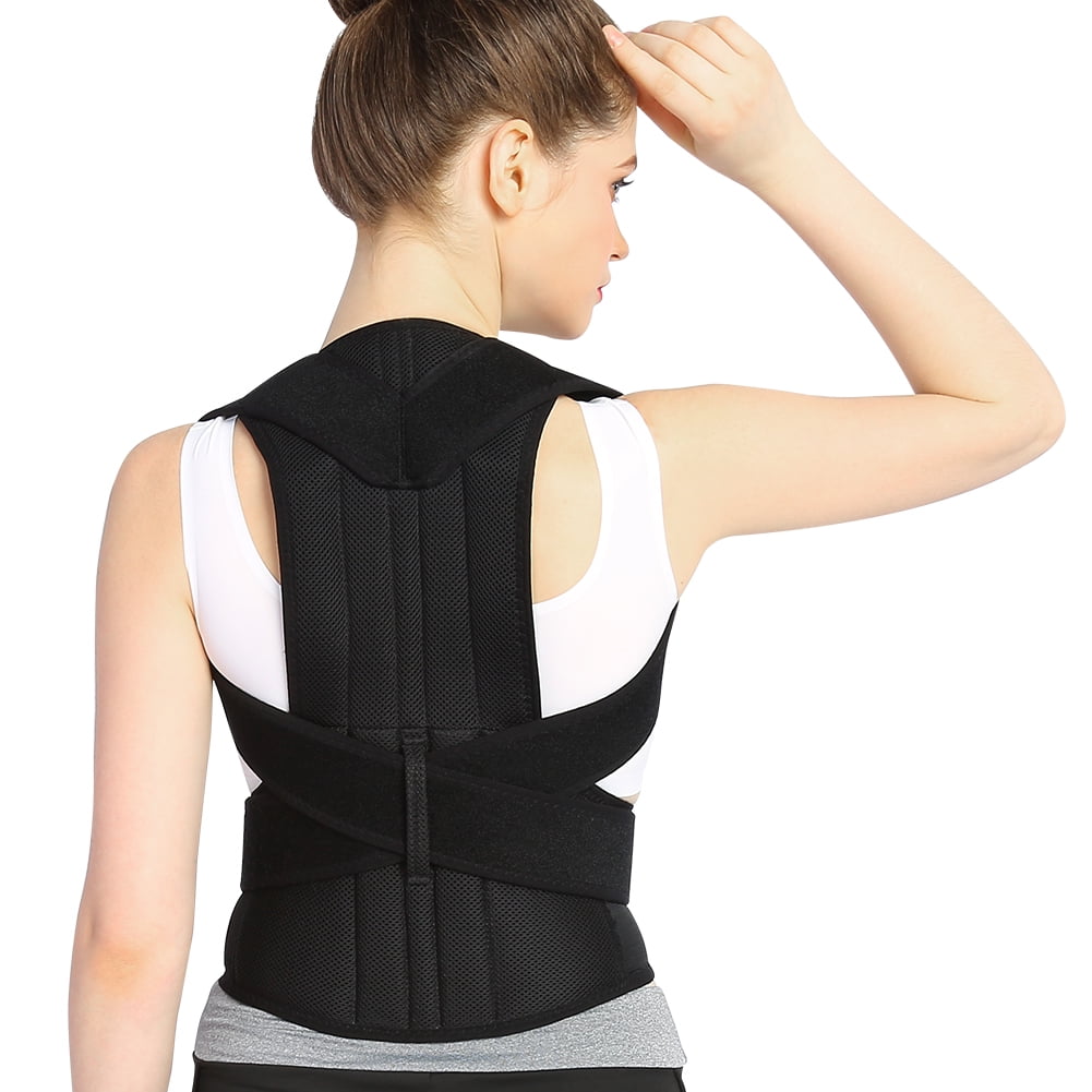 Details about   For Men Women Posture Corrector Straightener Back Shoulder Support Brace Belt US